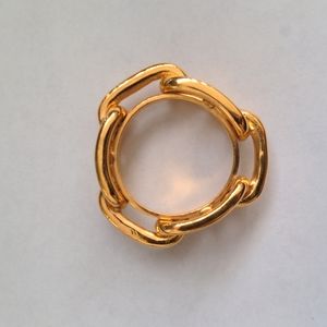 Hermes Logo Chained D'ancre Scarf Ring